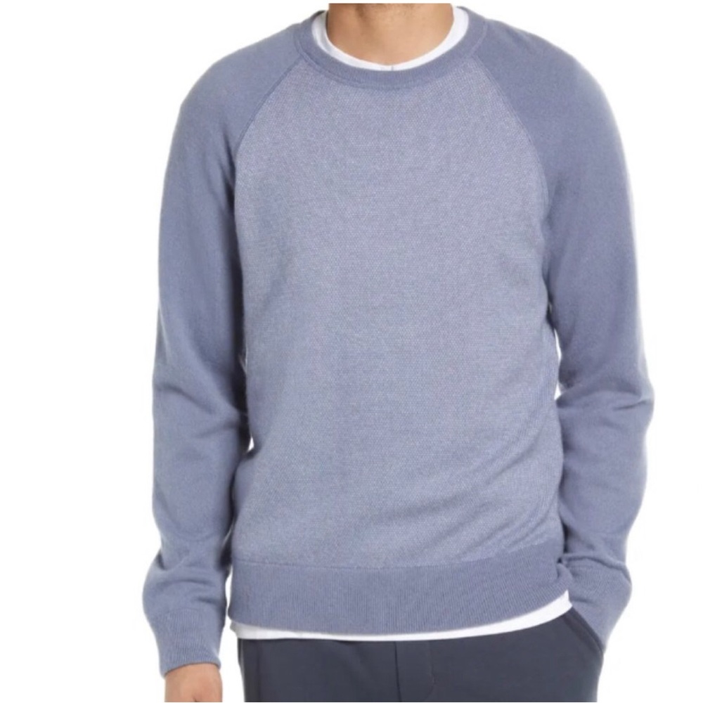 Birdseye Wool & Cashmere Sweater Size Large